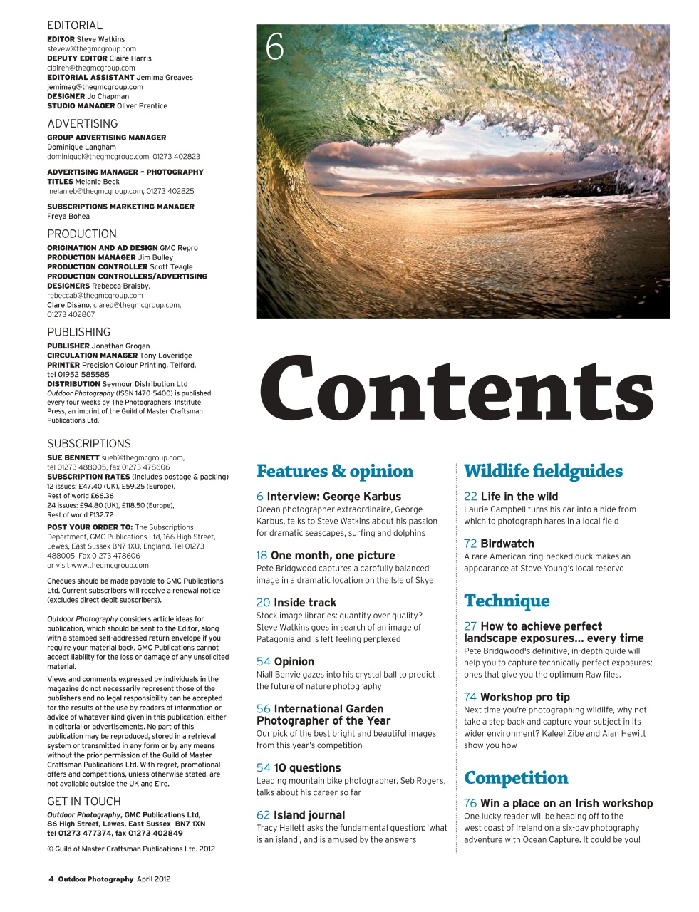 Outdoor Photography Preview Pages