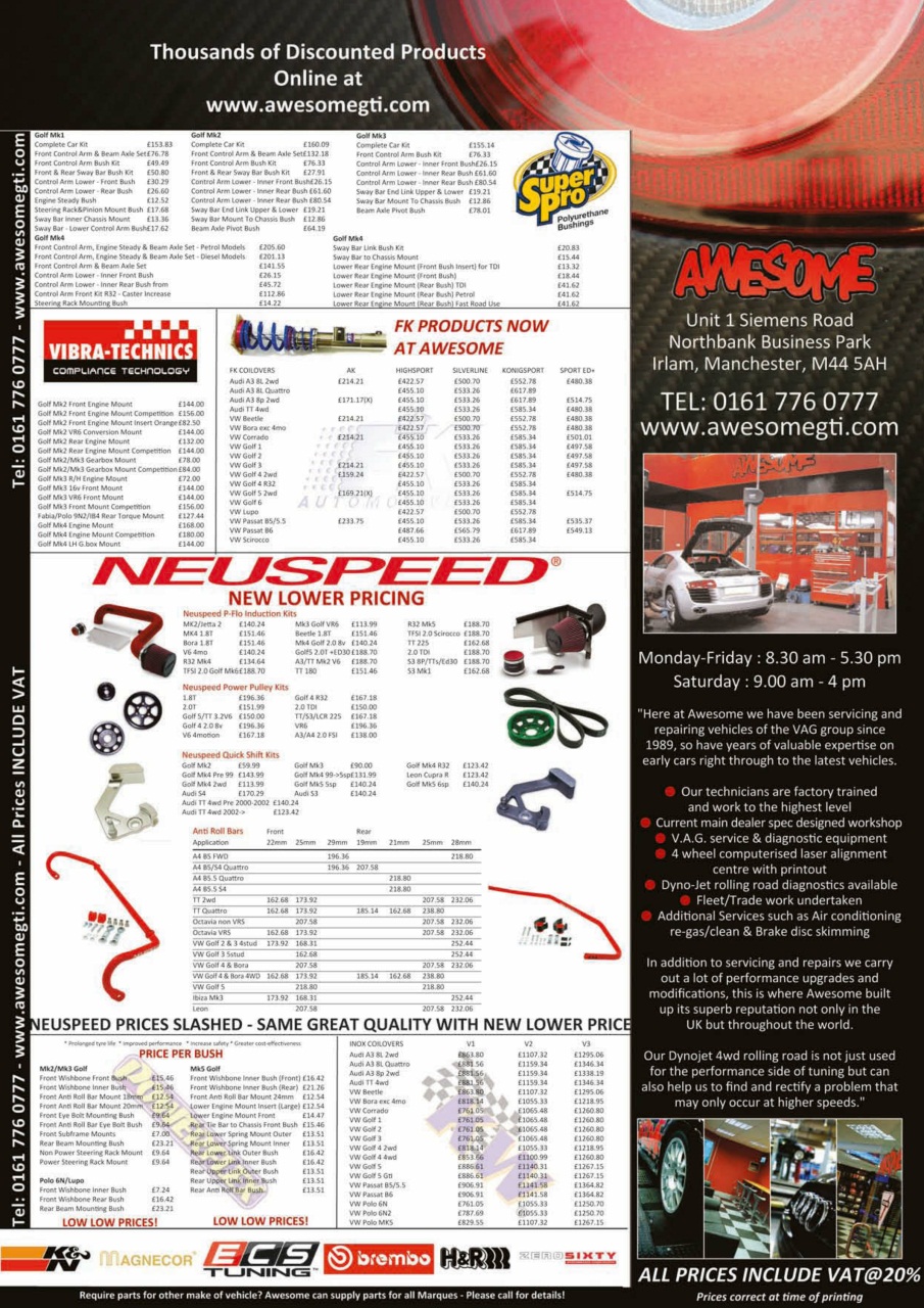 Performance VW Preview Pages