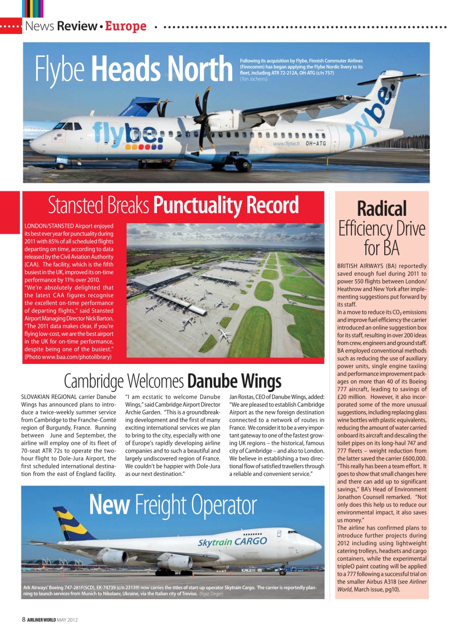 Airliner World Preview Pages