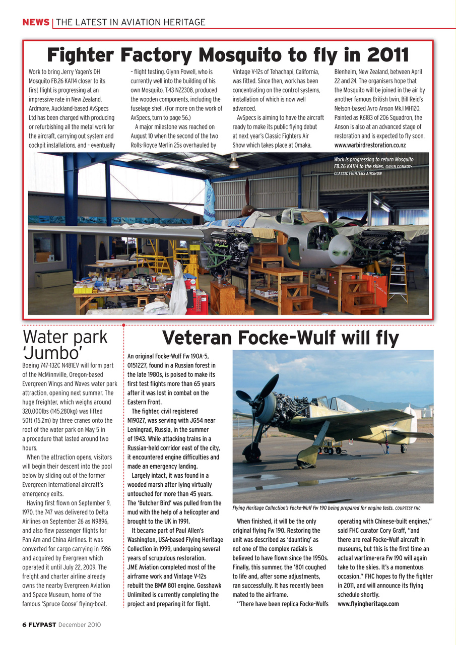 FlyPast Preview Pages