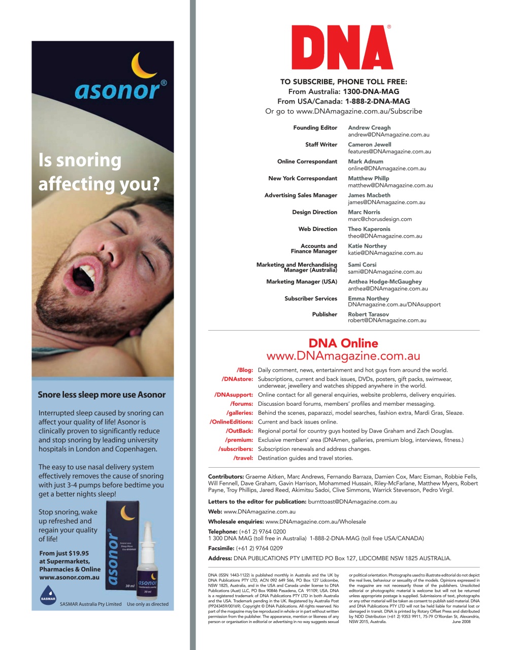 DNA Magazine Preview Pages