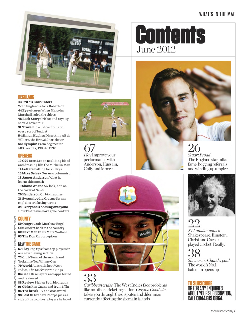 The Cricketer Magazine Preview Pages