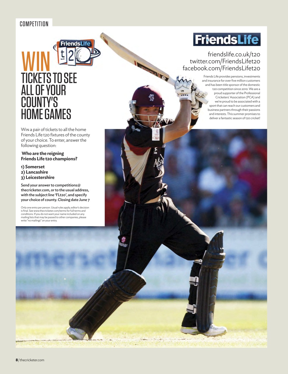 The Cricketer Magazine Preview Pages