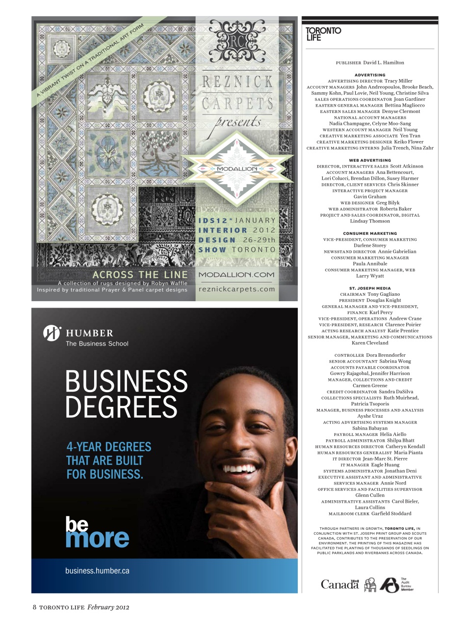 Toronto Life Preview Pages