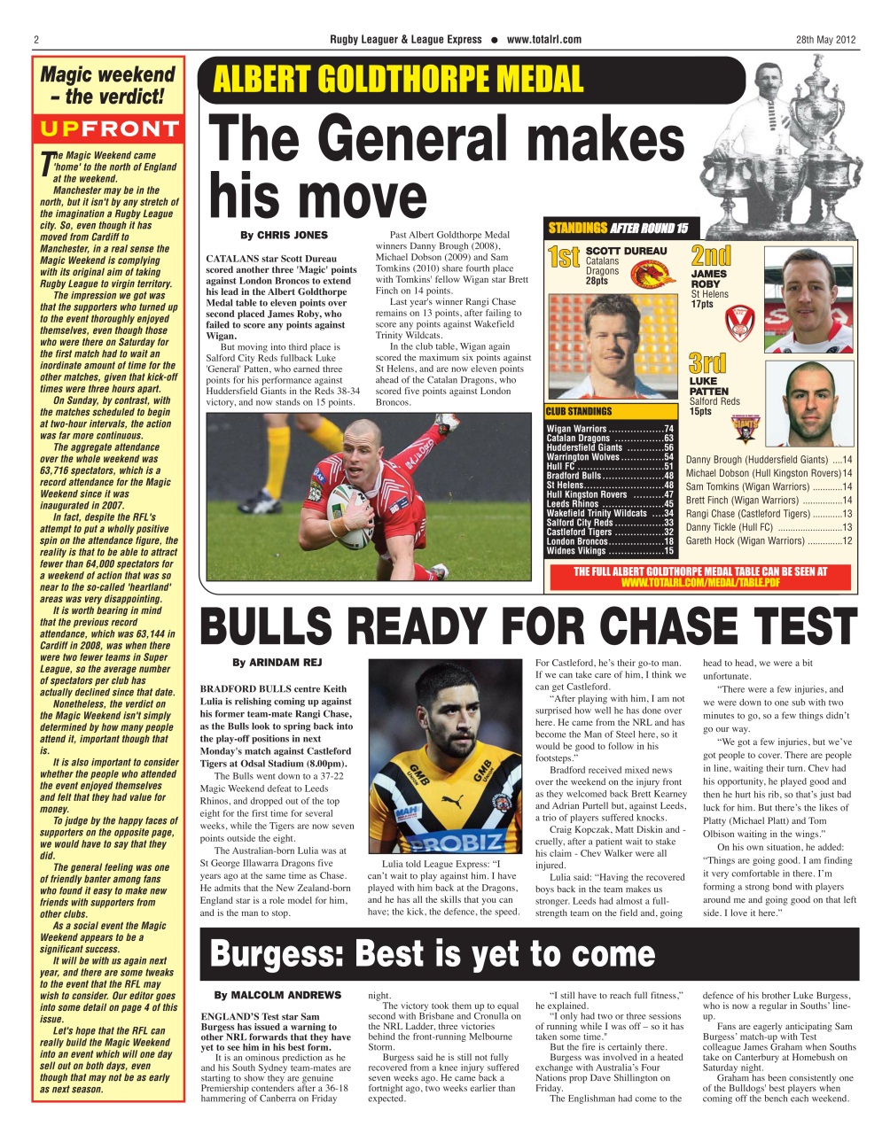 League Express Preview Pages