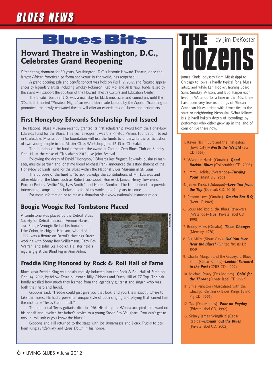 Living Blues Preview Pages