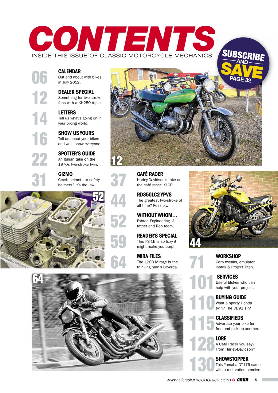 Classic Motorcycle Mechanics Preview Pages