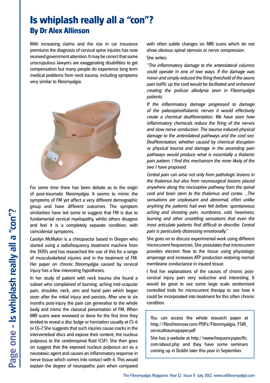 Fibromyalgia Magazine Preview Pages