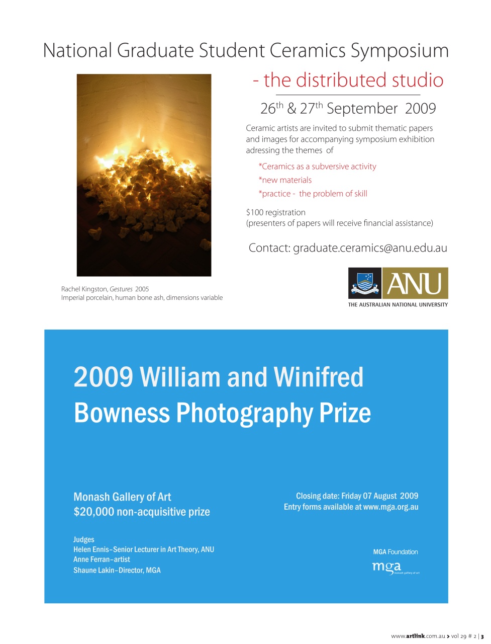 Artlink Magazine Preview Pages