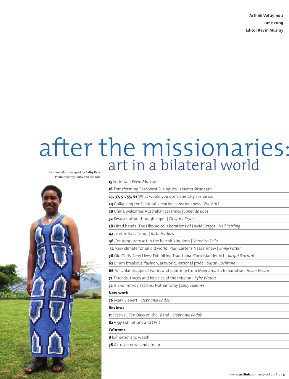 Artlink Magazine Preview Pages