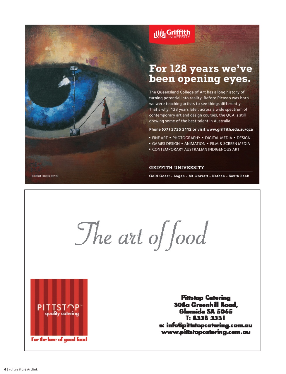 Artlink Magazine Preview Pages