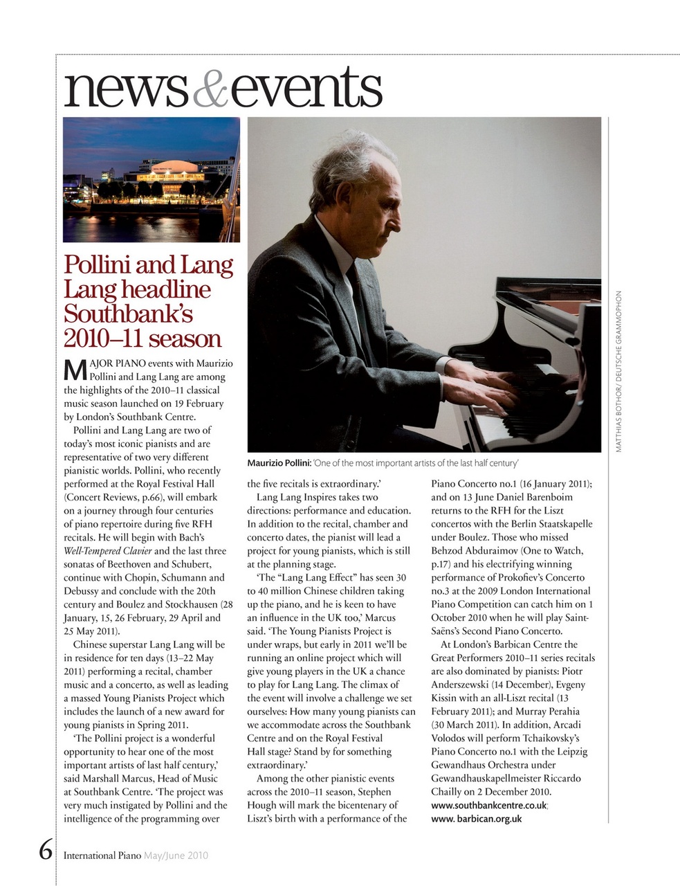 International Piano Preview Pages