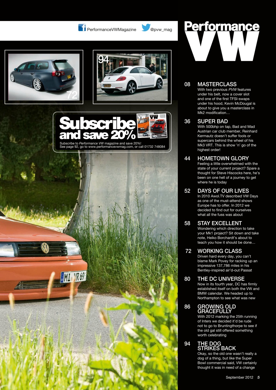 Performance VW Preview Pages