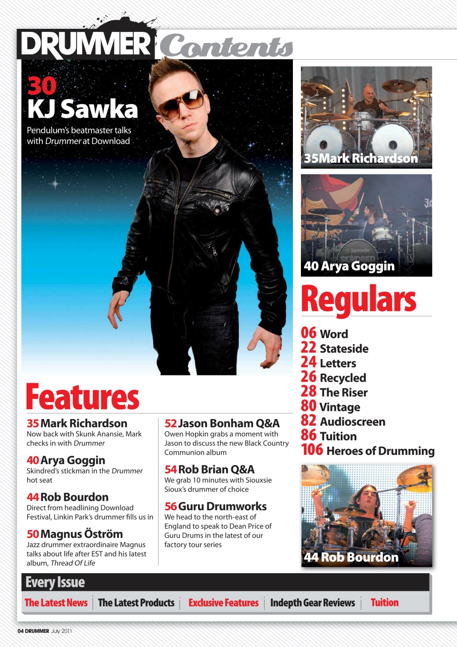 iDrum magazine: Never miss a beat Preview Pages