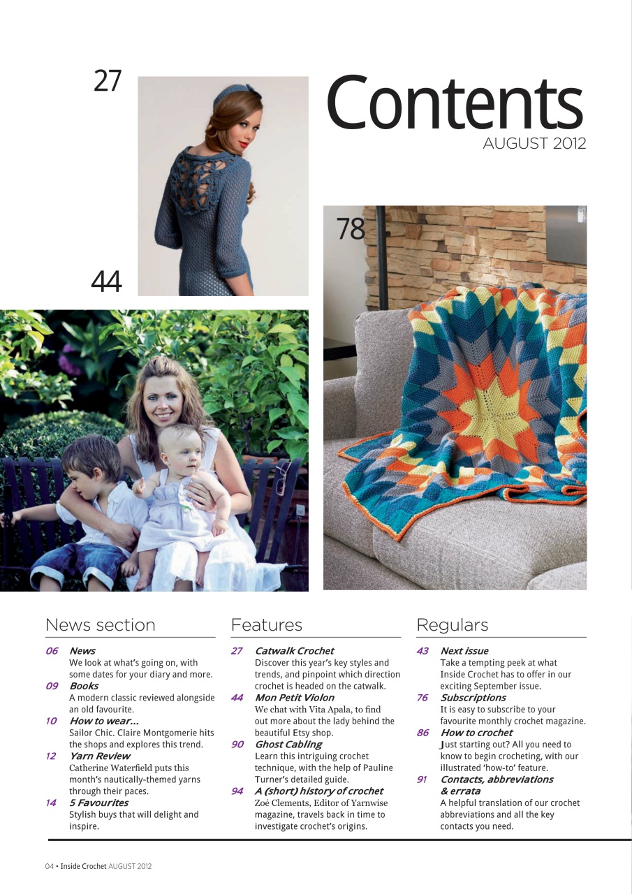 Inside Crochet Preview Pages