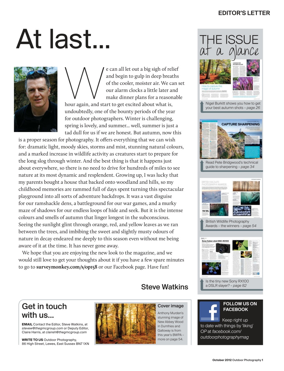 Outdoor Photography Preview Pages