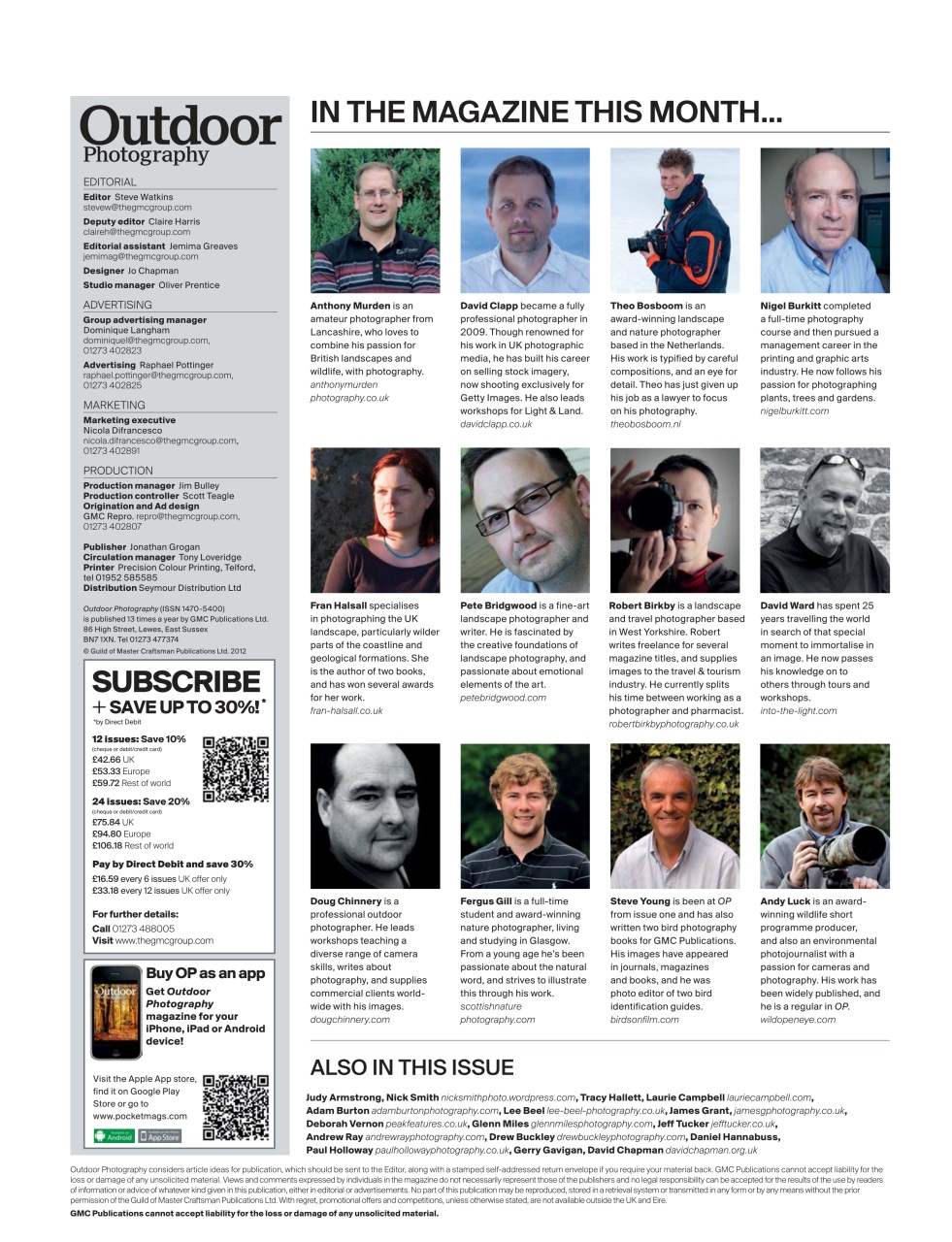 Outdoor Photography Preview Pages