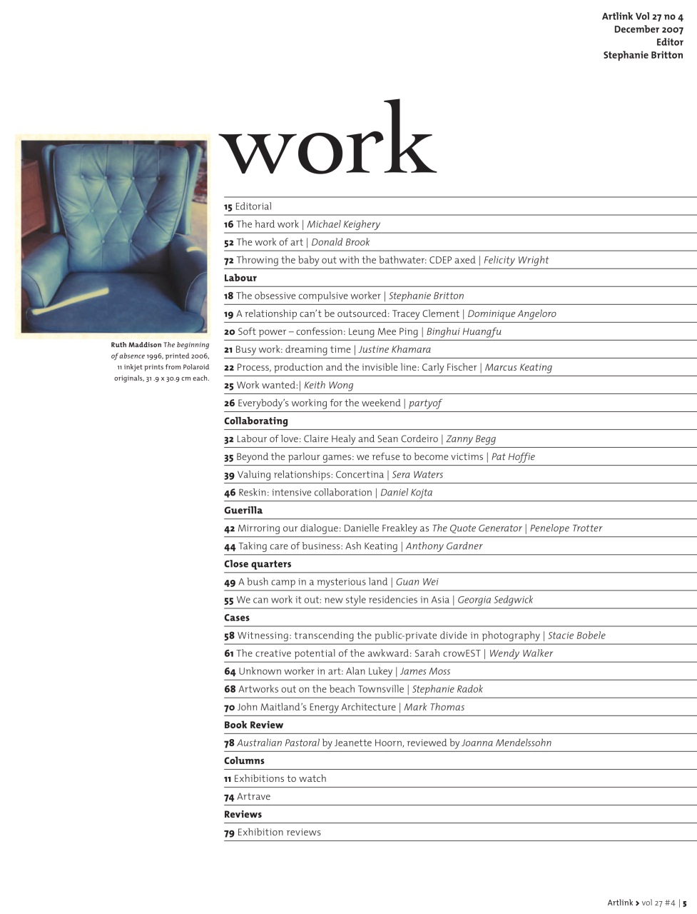 Artlink Magazine Preview Pages