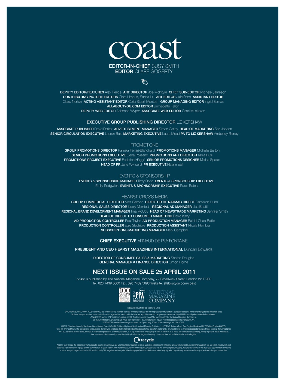 Coast Preview Pages