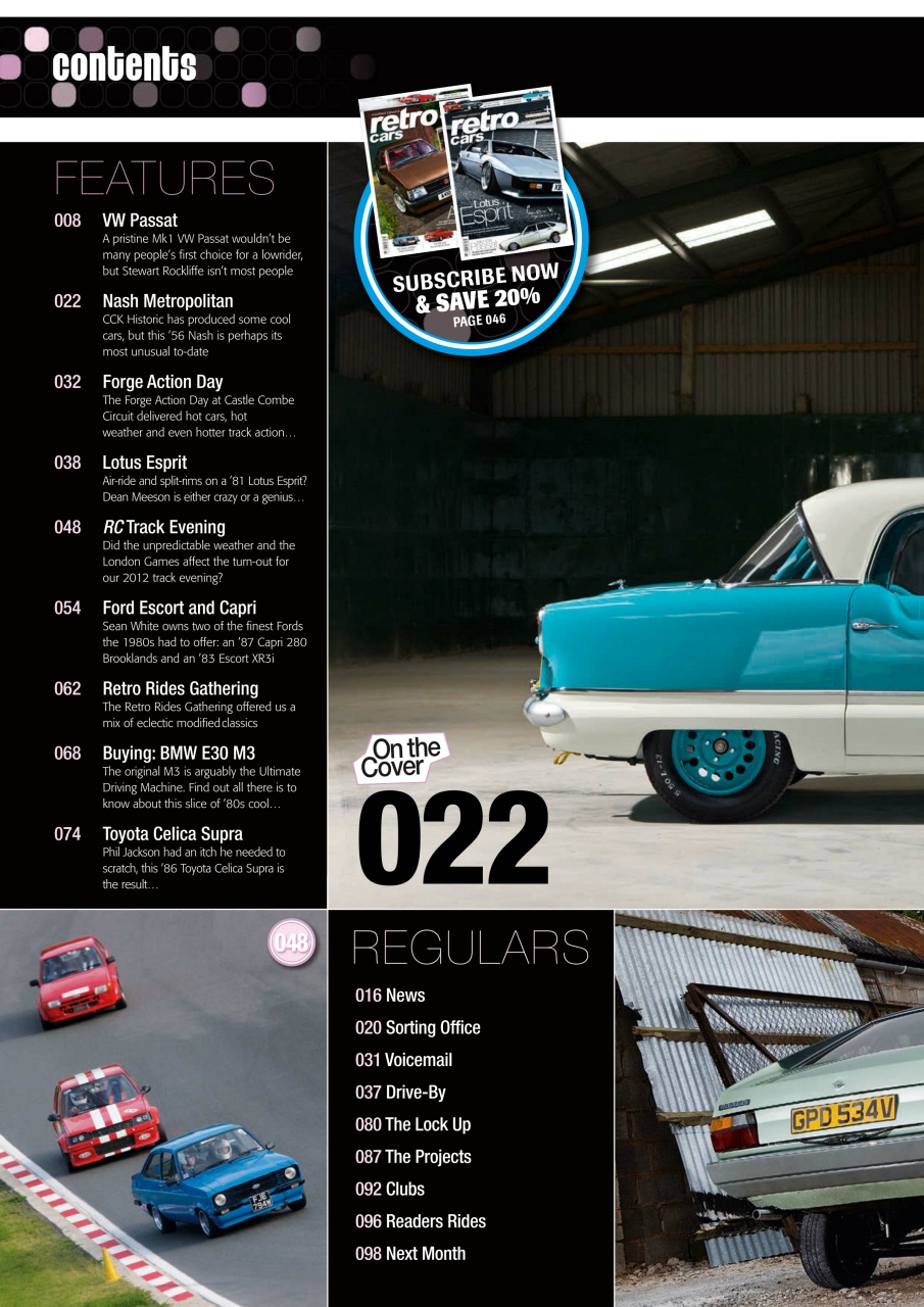 Retro Cars Preview Pages