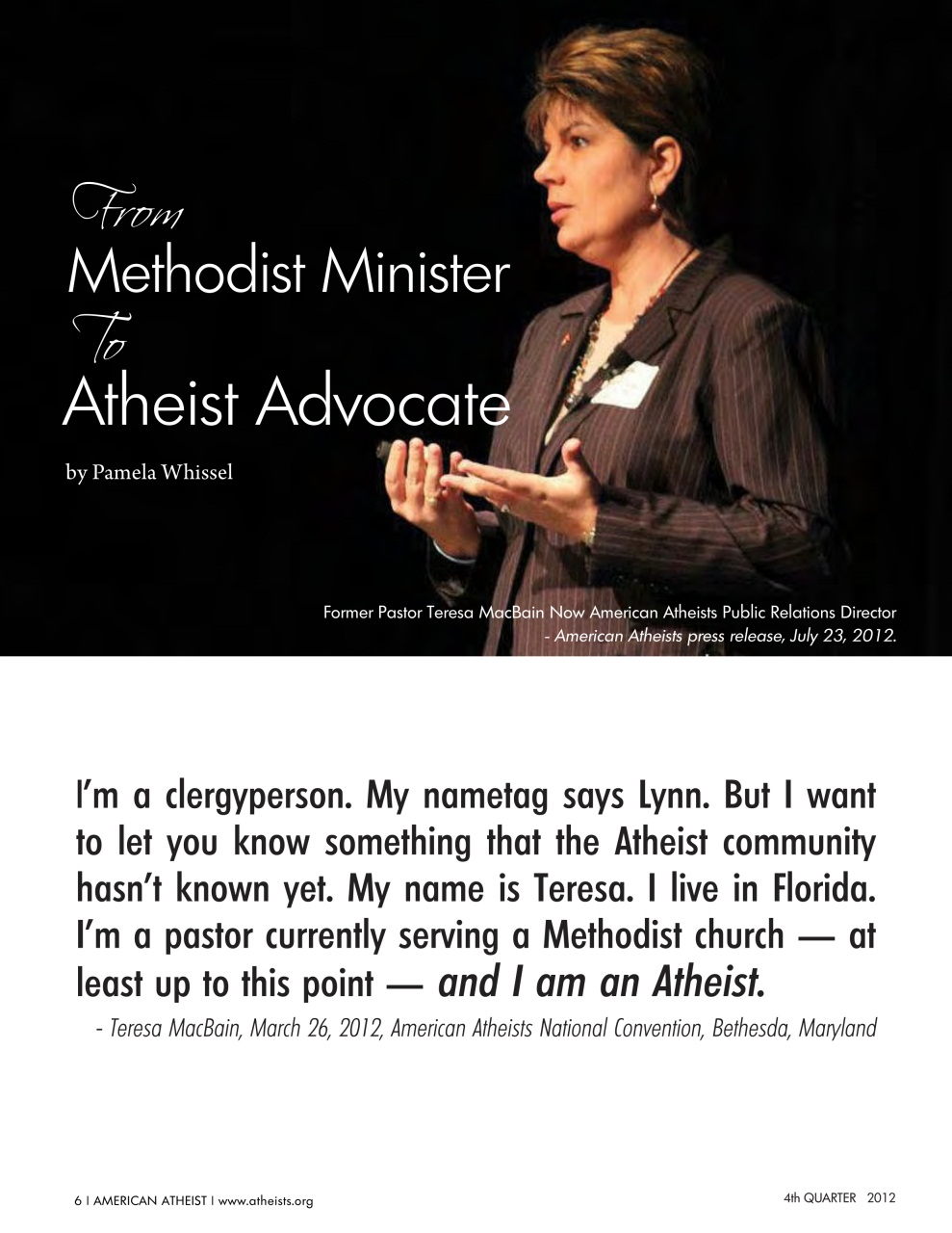 American Atheist Preview Pages