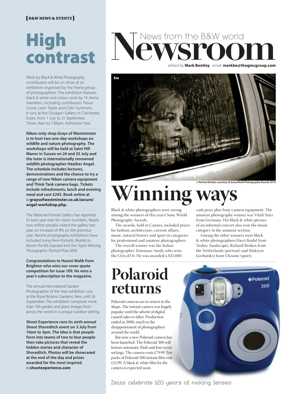 Black+White Photography Preview Pages