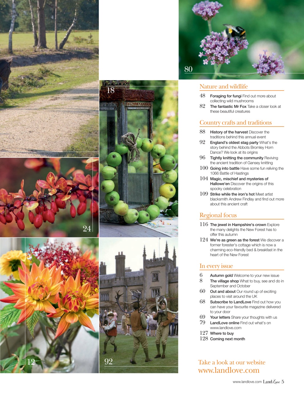 LandLove Magazine Preview Pages