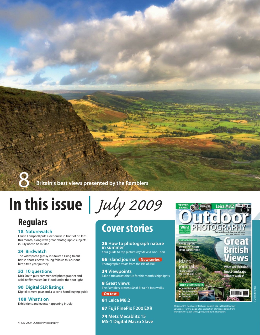 Outdoor Photography Preview Pages