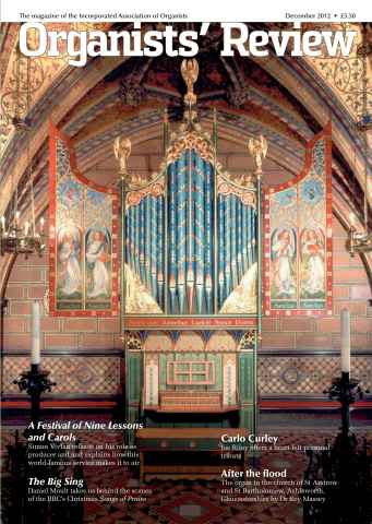 Organists' Review issue December 2012