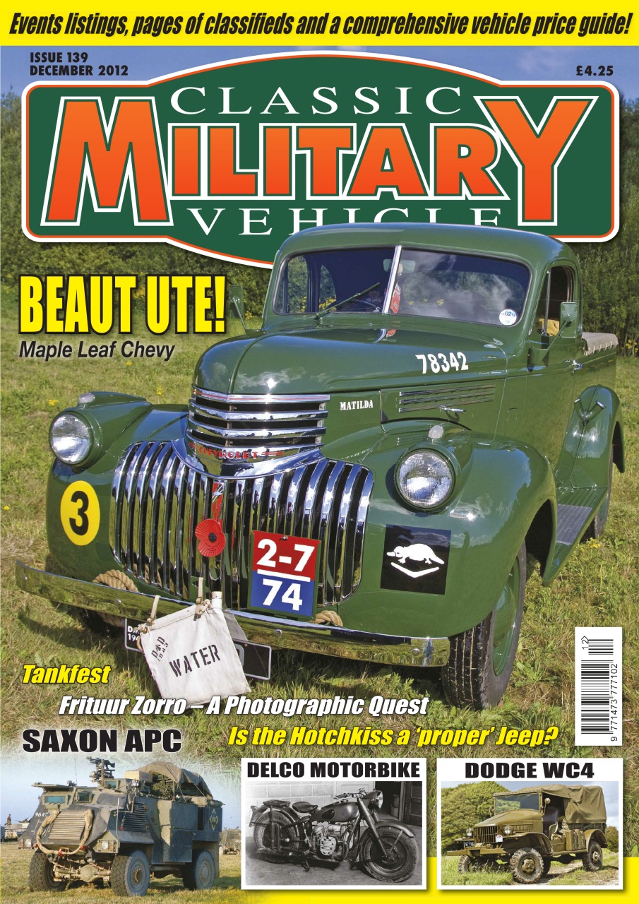 Classic Military Vehicle Preview Pages