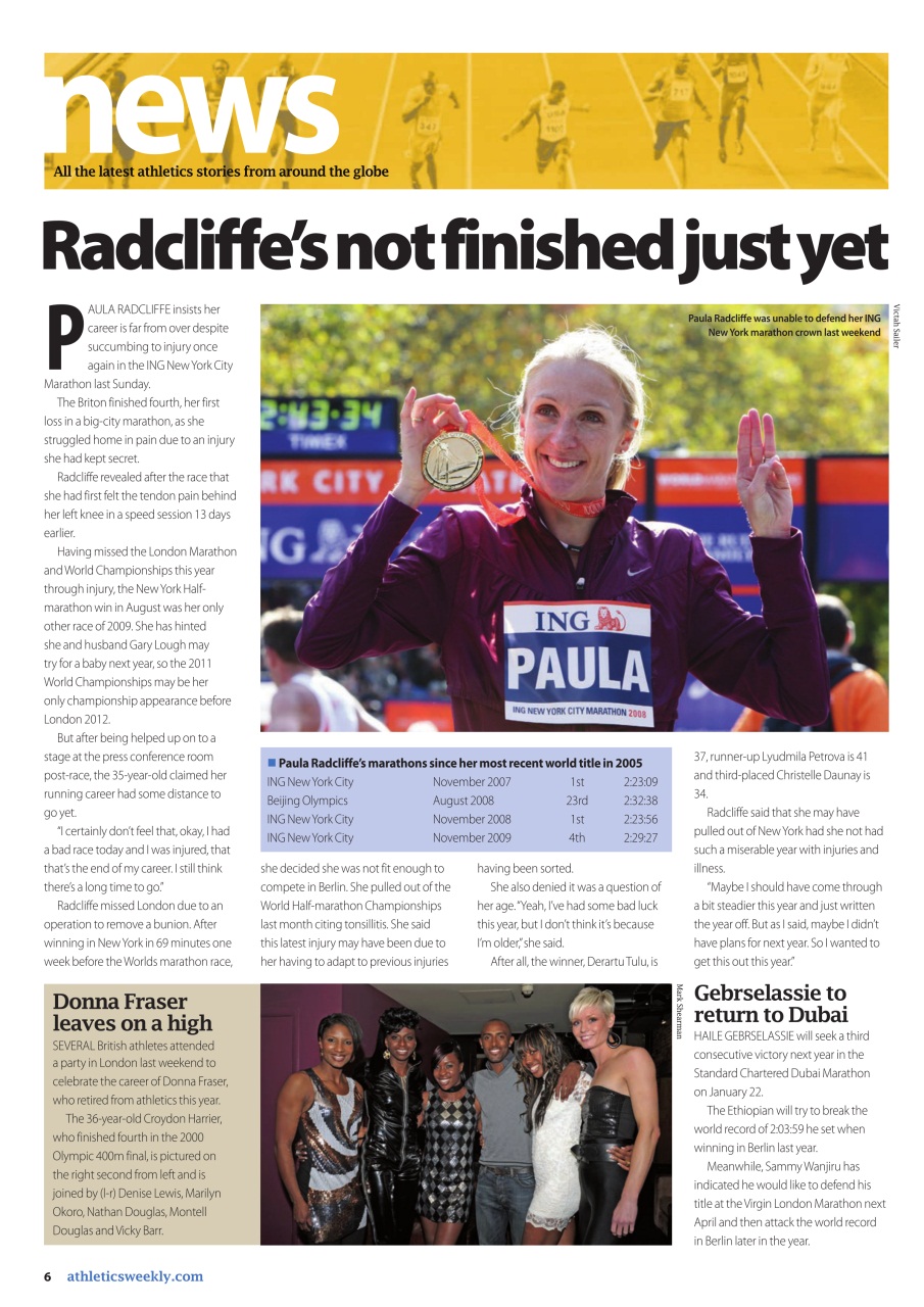 AW – Athletics Weekly Magazine Preview Pages