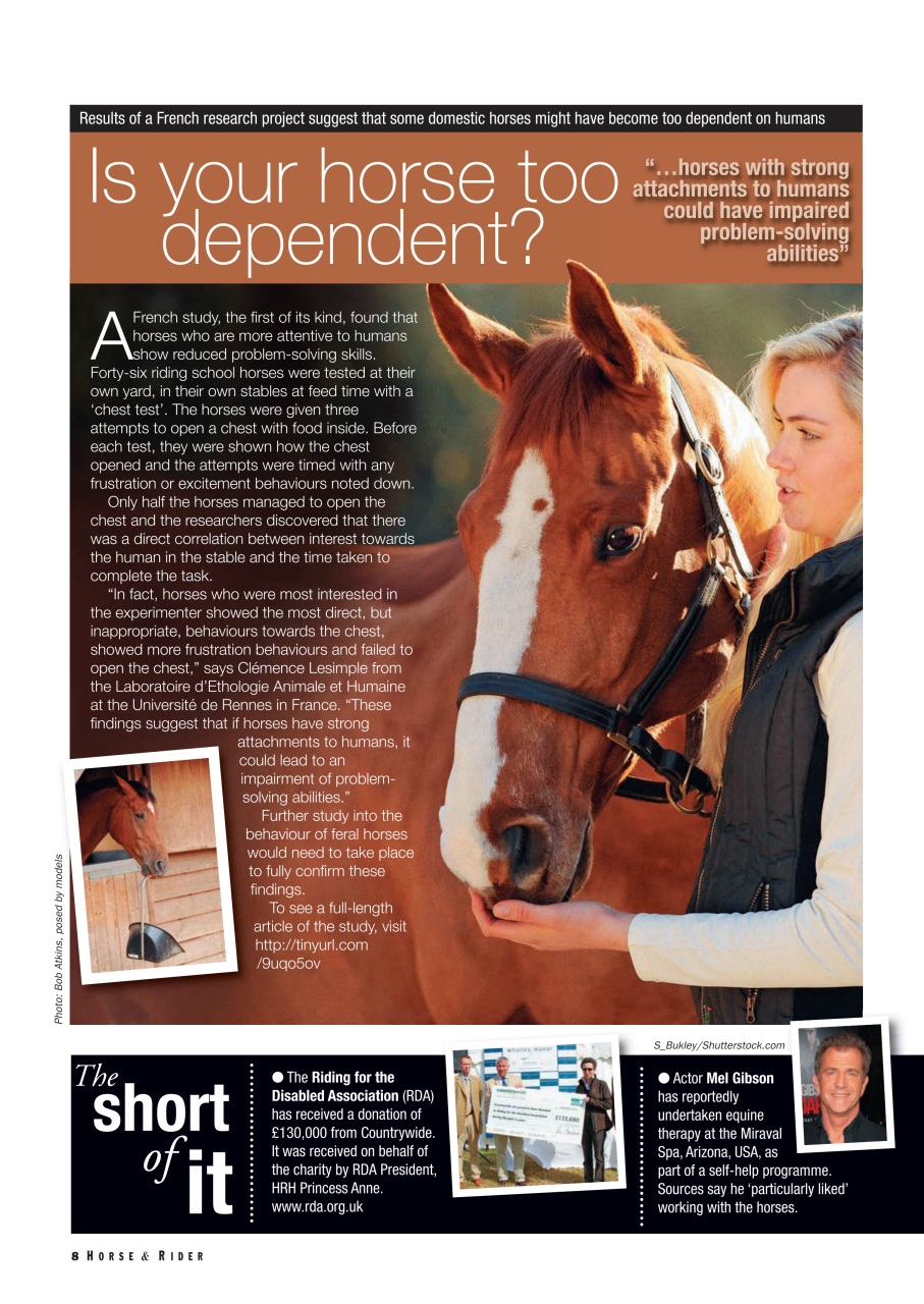 Horse&Rider Magazine - UK equestrian magazine for Horse and Rider Preview Pages