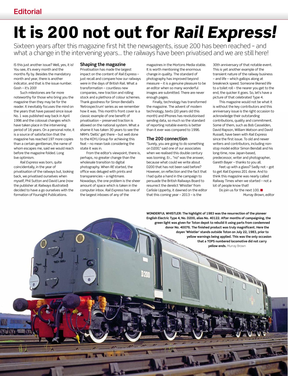 Rail Express Preview Pages