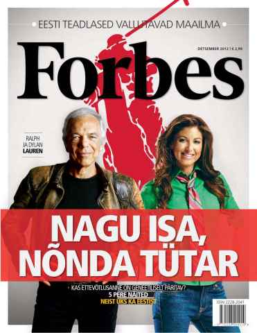 Forbes Estonia issue Forbes Dec'12