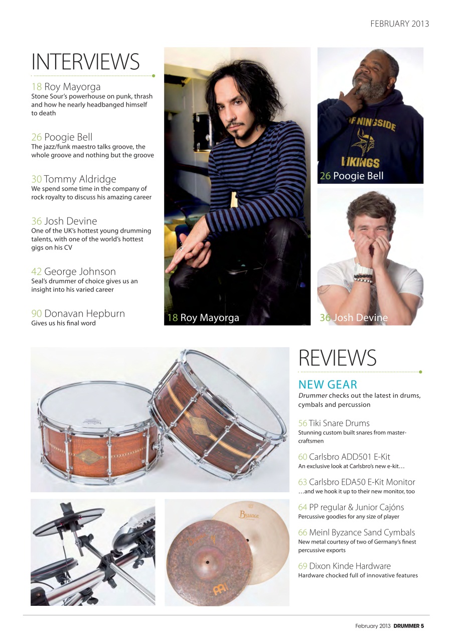 iDrum magazine: Never miss a beat Preview Pages