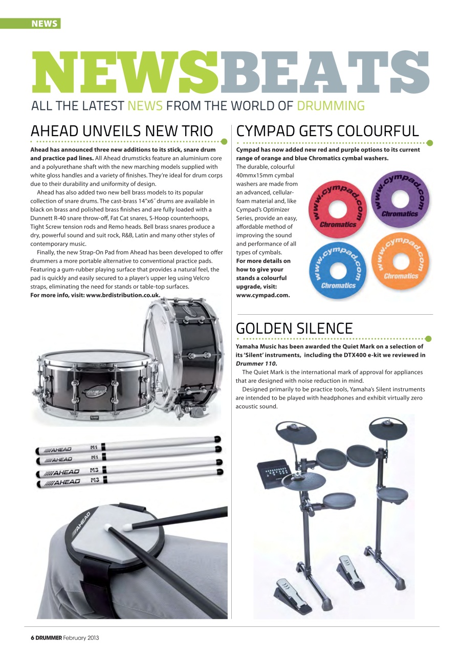 iDrum magazine: Never miss a beat Preview Pages