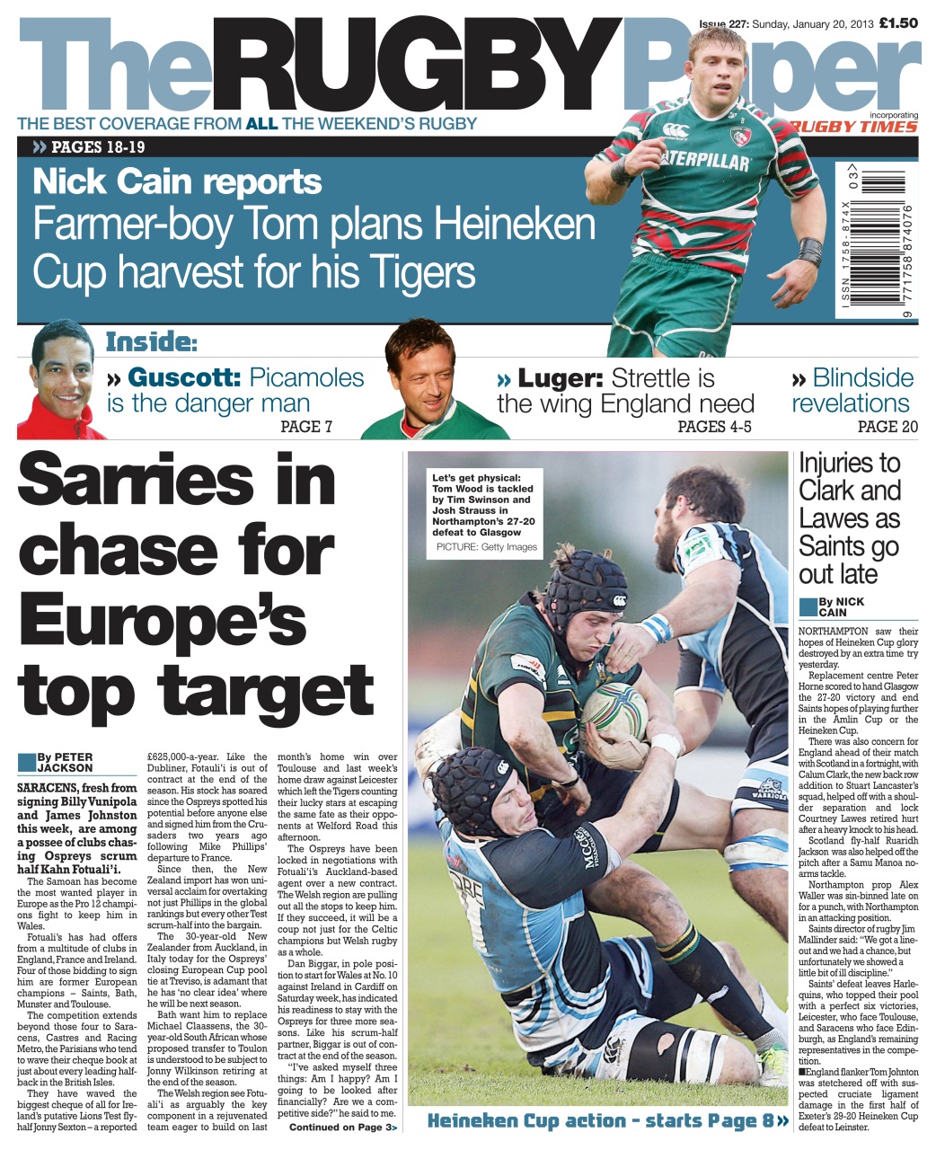 The Rugby Paper Preview Pages