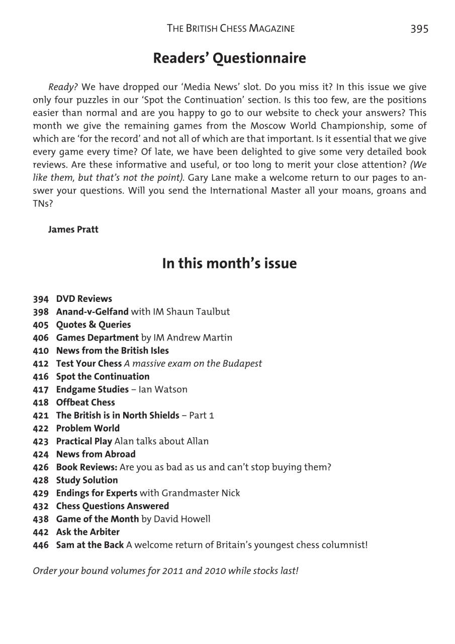 British Chess Magazine Preview Pages