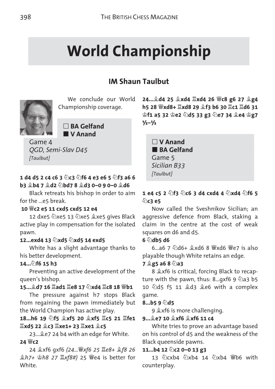 British Chess Magazine Preview Pages