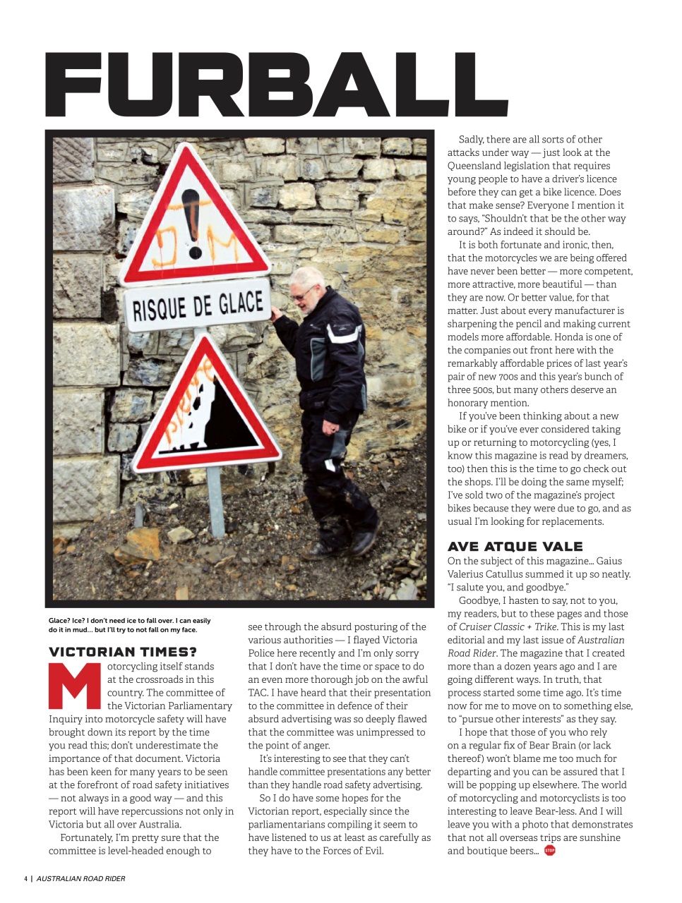 Australian Road Rider Preview Pages