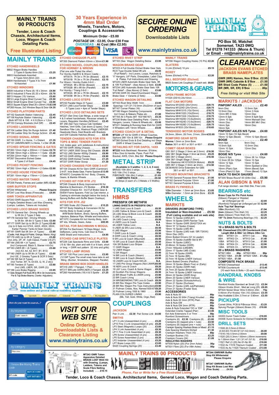 British Railway Modelling (BRM) Preview Pages