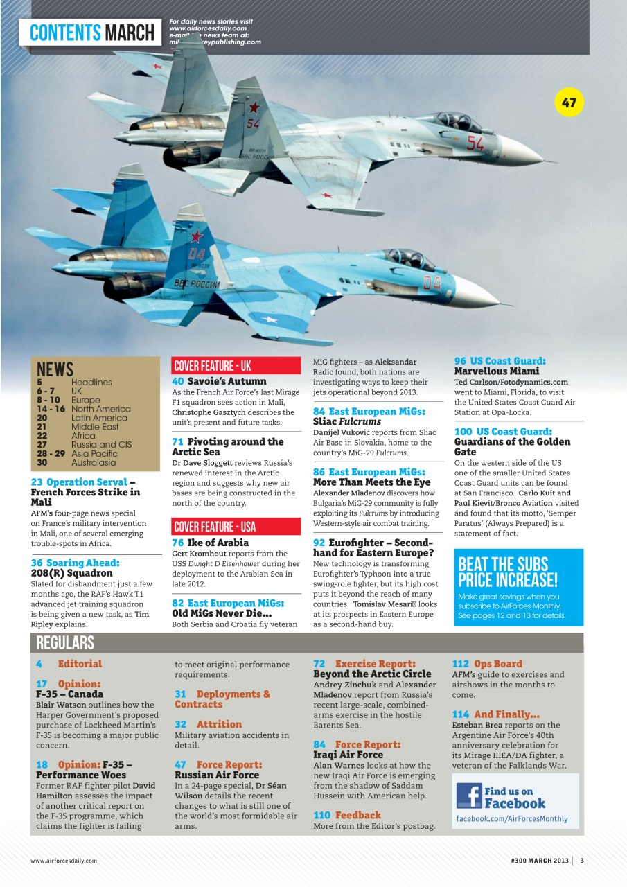AirForces Monthly Preview Pages