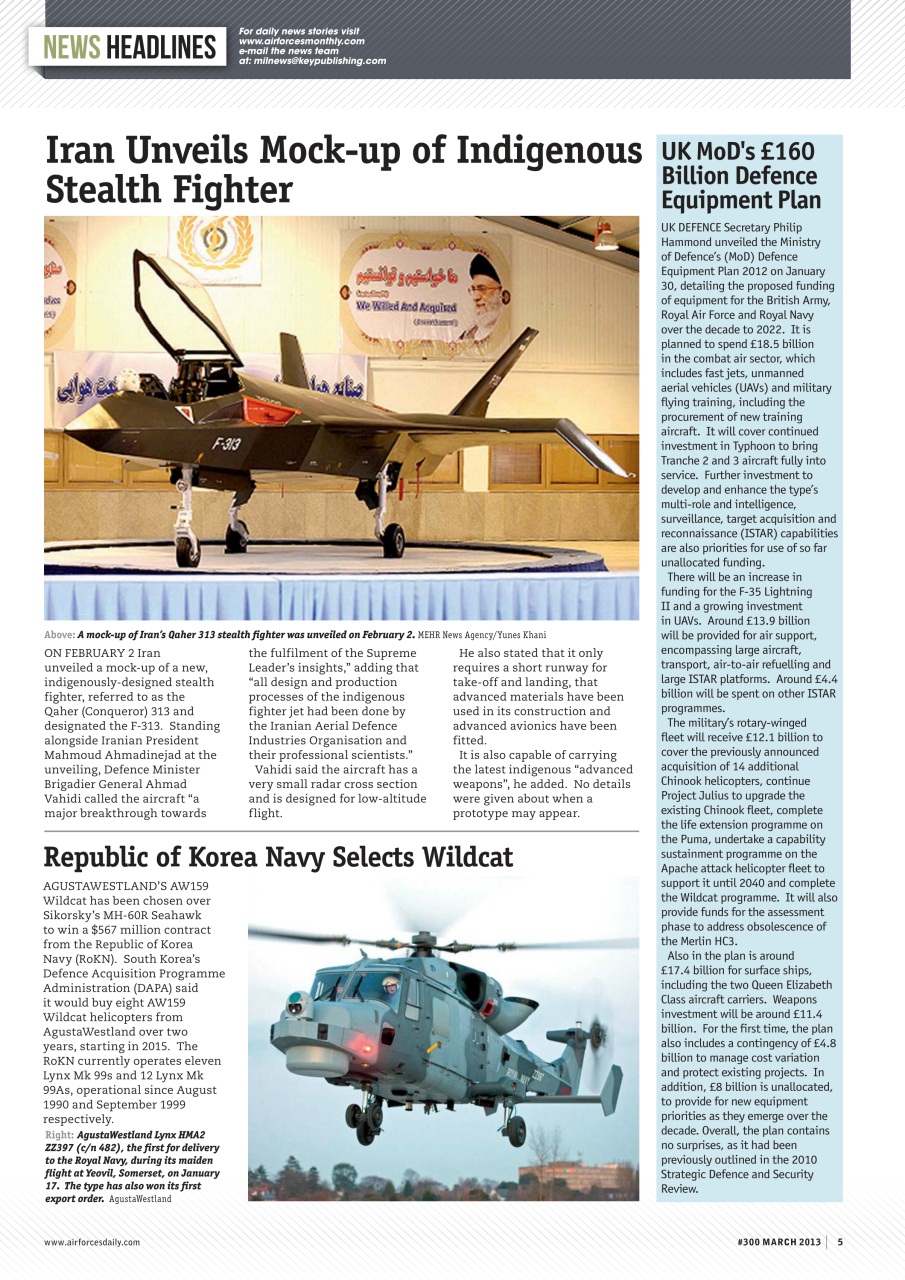 AirForces Monthly Preview Pages