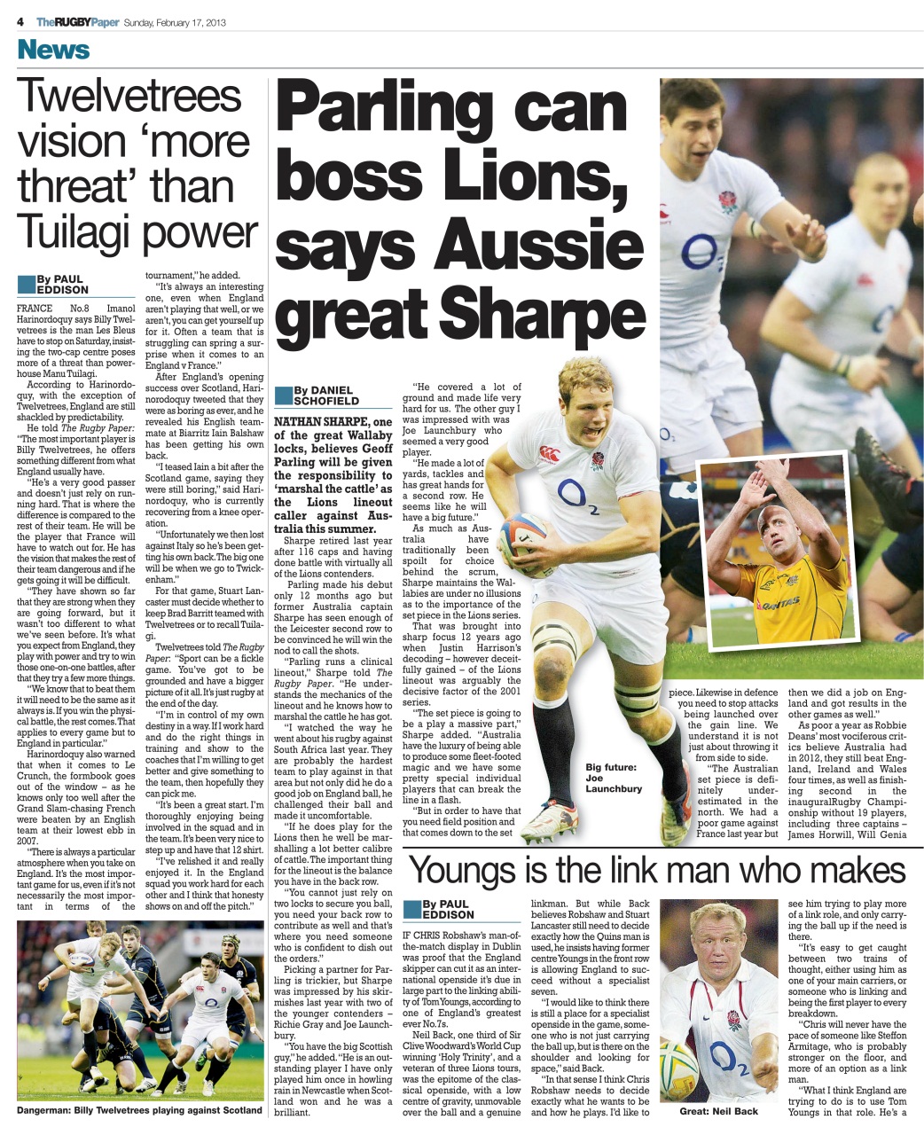 The Rugby Paper Preview Pages