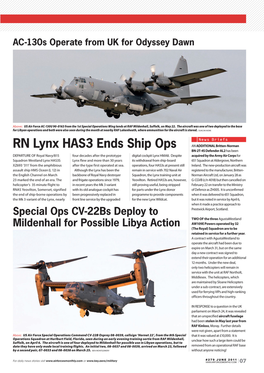 AirForces Monthly Preview Pages