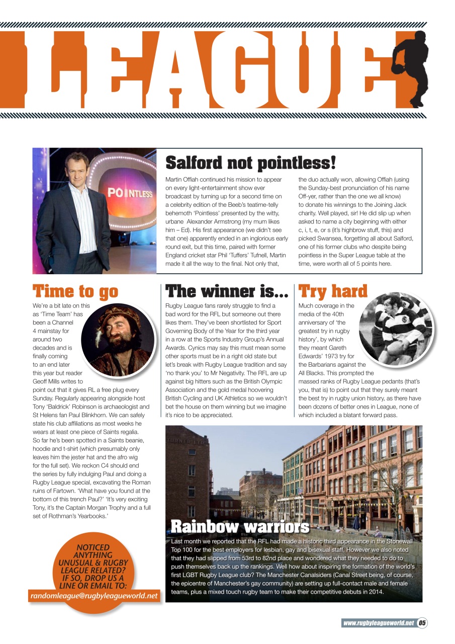 Rugby League World Preview Pages