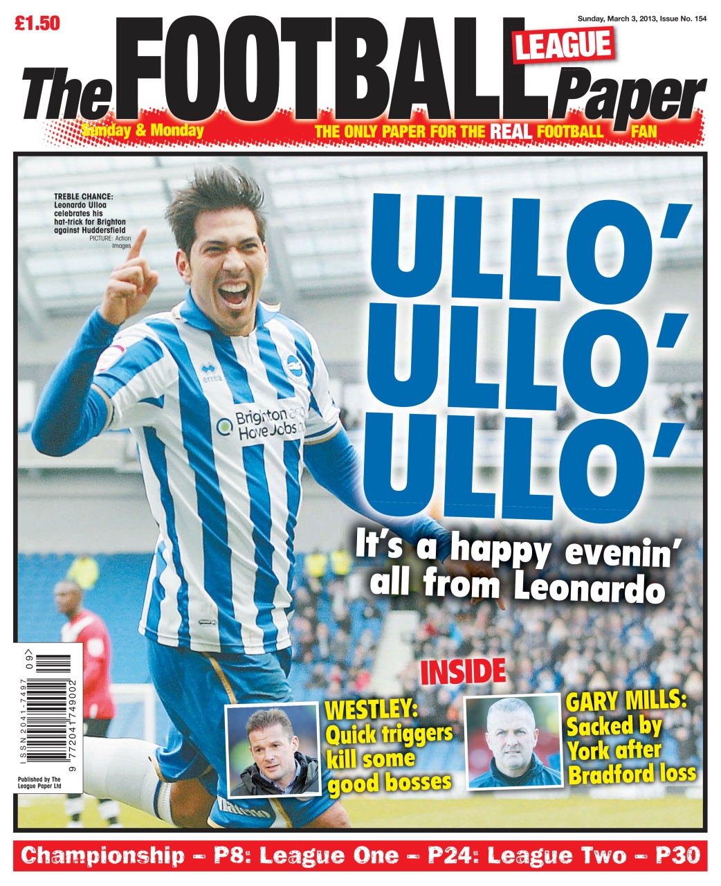 The Football League Paper Preview Pages