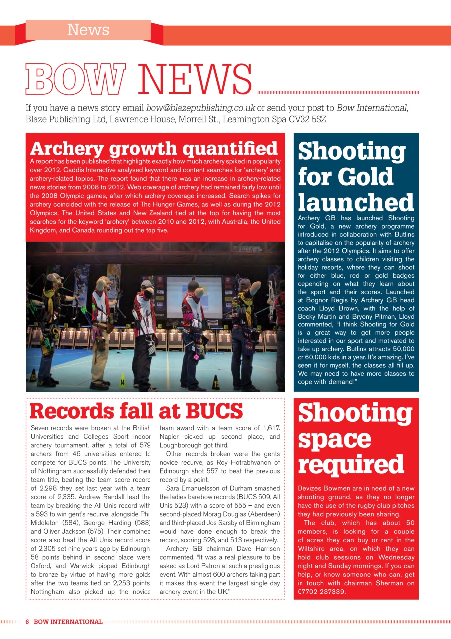 Bow International Preview Pages