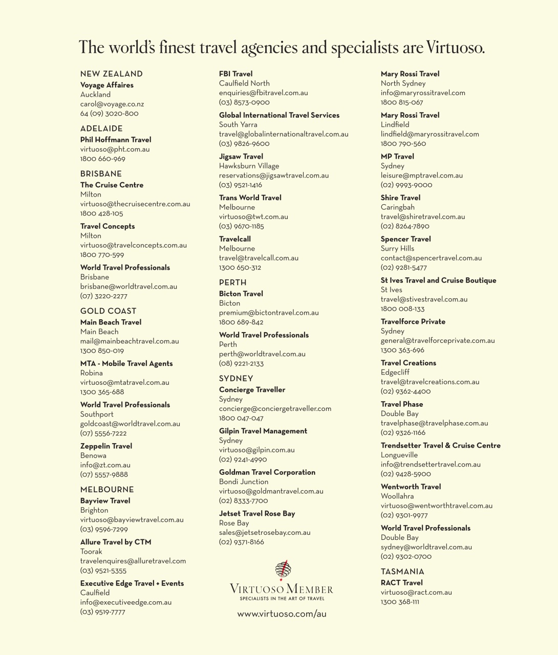 Luxury Travel Preview Pages