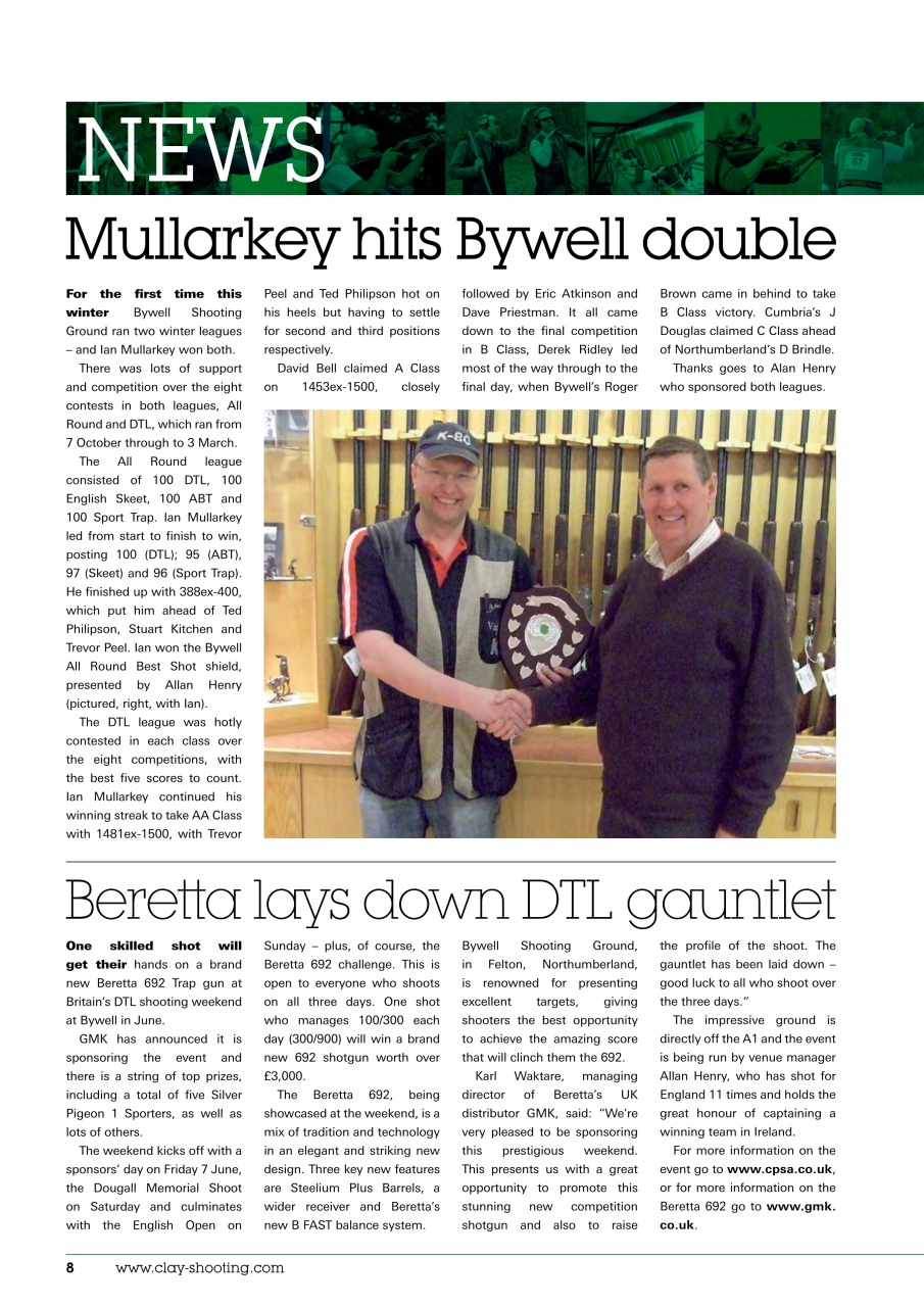 Clay Shooting Preview Pages